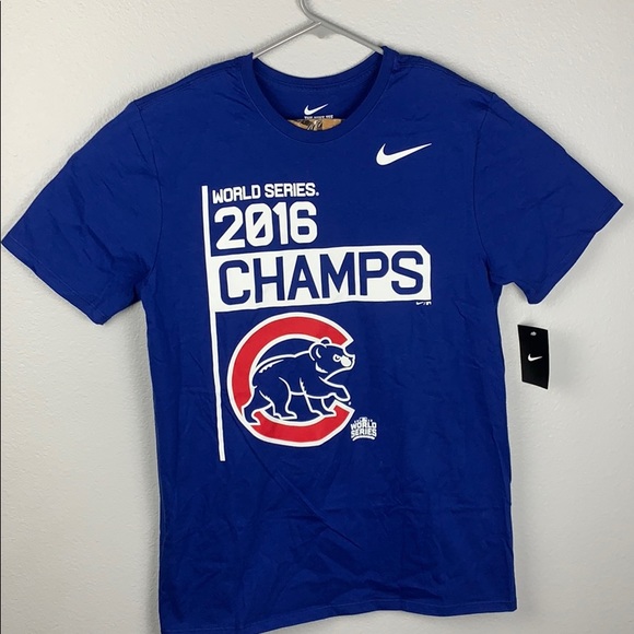 Nike Chicago Cubs 2016 World Series Shirt - Picture 1 of 5